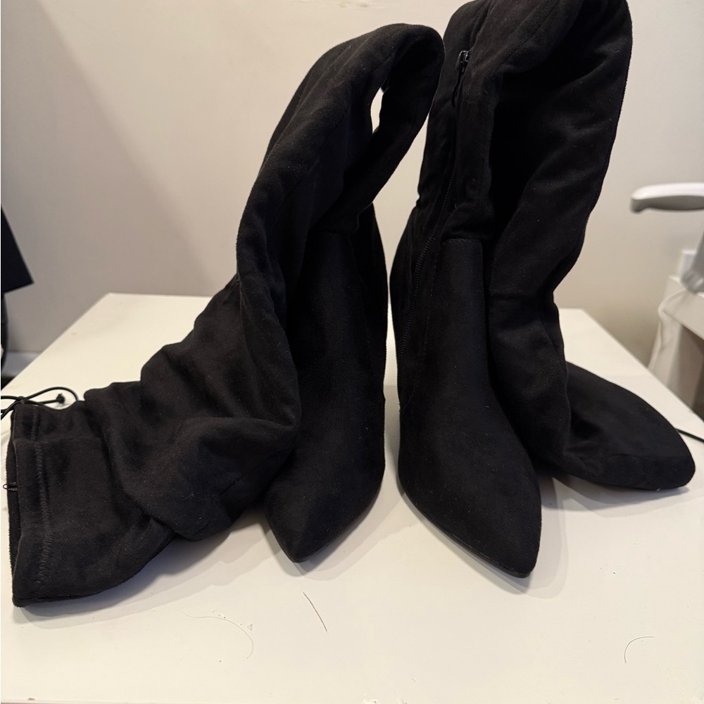 Ardene Black Heeled Boots